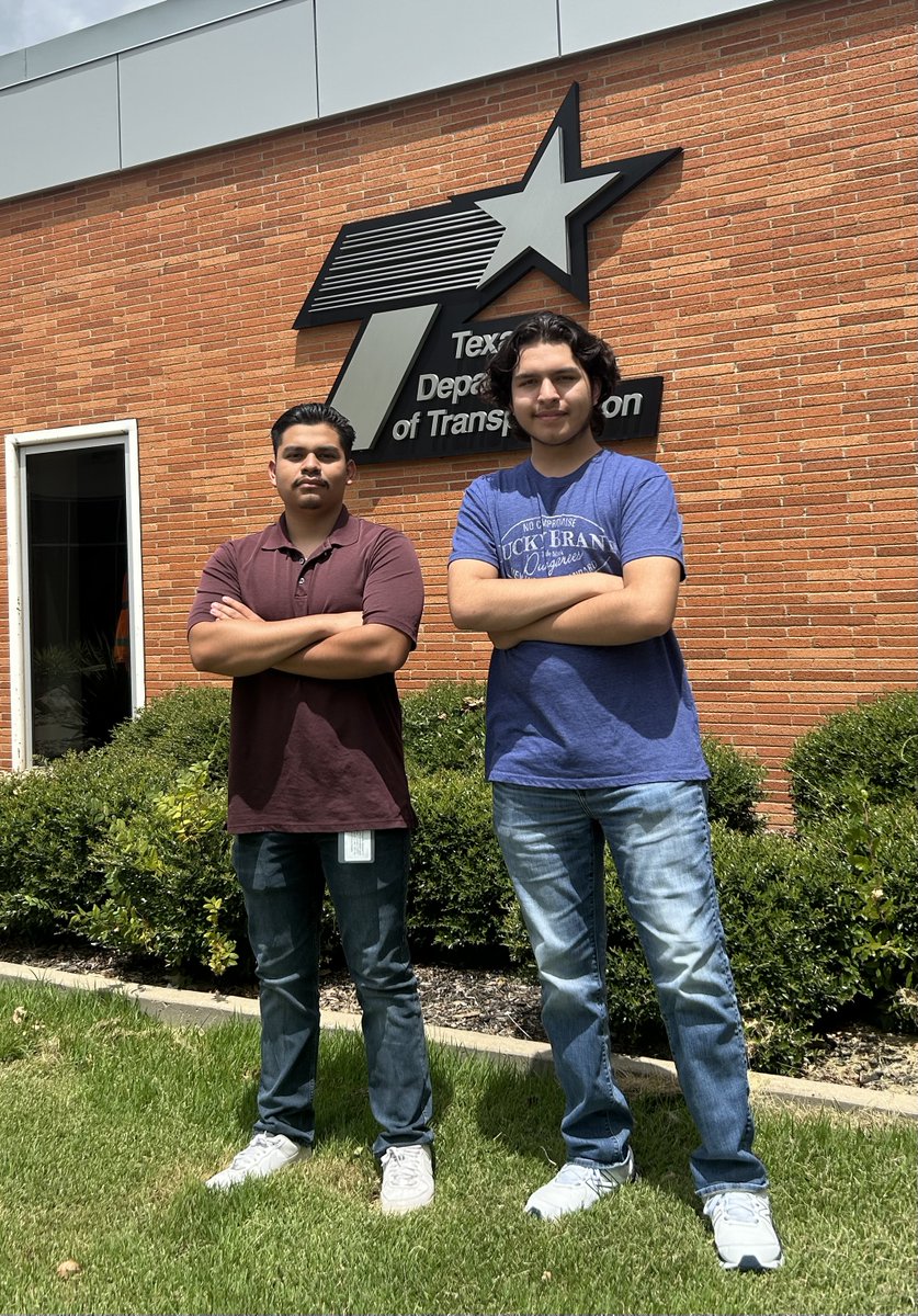 WorkReadyDISD's tweet photo. DISD Conrad H-TECH students Gael Puerta &amp; Sorel Gonzalez are receiving amazing experience as Summer Interns at TX DOT. We're highly appreciative to TX DOT for providing this outstanding opportunity! @TxDOT @DISD_PTECH_ECHS  @emmettjconradhs  @dallasschools https://t.co/2aWnF6YFxe