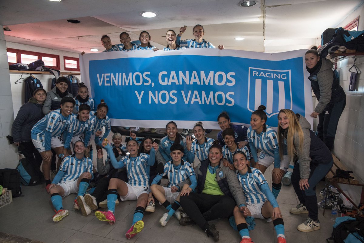 RacingClub's tweet photo. Venimos, ganamos y nos vamos ✅

(Otra vez). https://t.co/du3SXWhwdx