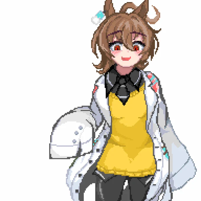 #ドット絵 #pixelartタキオン 