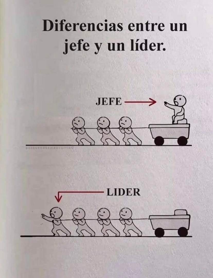 Mandar no es liderar...