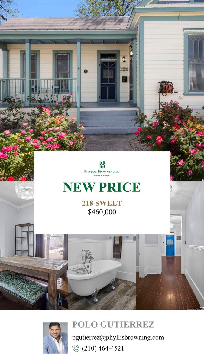 ThePOLOGroupTX's tweet photo. This beautiful piece of San Antonio history can be yours! Located in Southtown/King William/Arsenal area! 

Let us know if you would like a showing! 

#thePoloGroup 
#southtown 
#Kingwilliam

218 Sweet, San Antonio
$460,000 ·  2beds · 2baths

https://t.co/H1JMZ4cOyy https://t.co/4Gf7vAdiOE