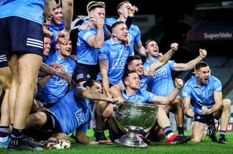 FranMallon1's tweet photo. No county will match or better our #6InARow lads 🏆🏆🏆🏆🏆🏆
#GAA https://t.co/5UKMAY6dpJ