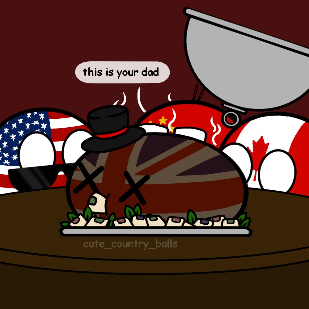InterestsThat's tweet photo. ✨Special Dish✨ 
( it's just a stupid joke! please don't take it seriously)

#countryball #countryballs #countryballmemes #countryballcomics #memems #polandball #contryhumans #countryhumansnextgen #uk #america #canada #chinaball #usa #canadaball #countryhumansusa #usaball https://t.co/YVWDelNoiY