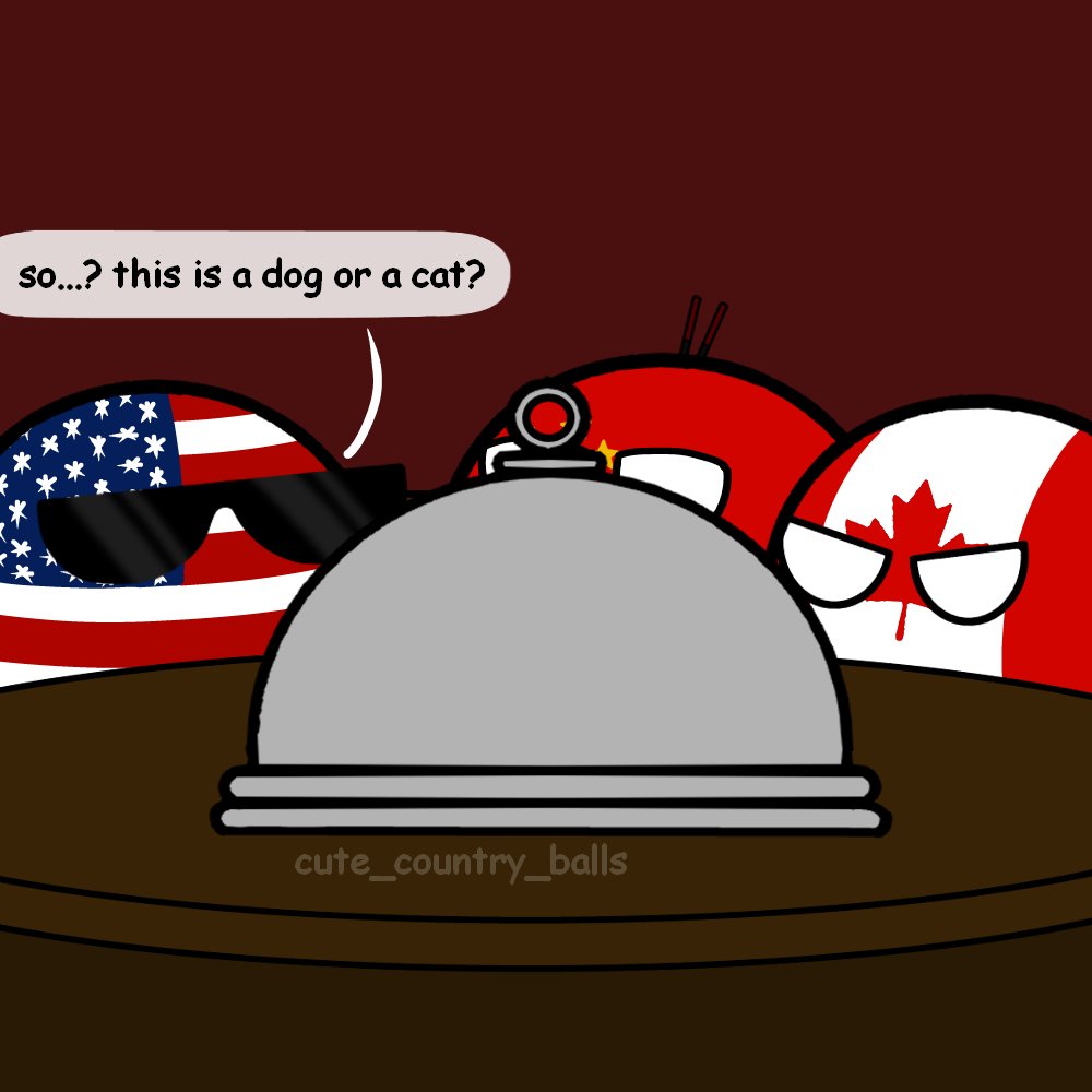 InterestsThat's tweet photo. ✨Special Dish✨ 
( it's just a stupid joke! please don't take it seriously)

#countryball #countryballs #countryballmemes #countryballcomics #memems #polandball #contryhumans #countryhumansnextgen #uk #america #canada #chinaball #usa #canadaball #countryhumansusa #usaball https://t.co/YVWDelNoiY