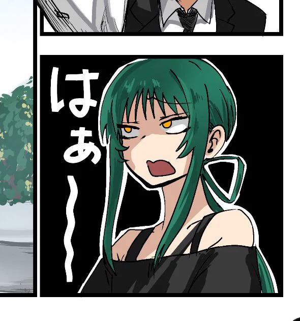 原稿の息抜きに描いてる漫画がカラー 