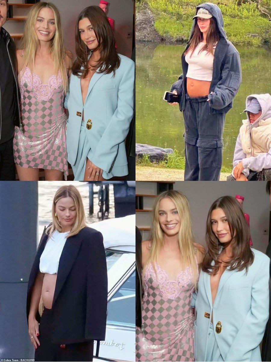 HAILEY BIEBER AND MARGOT ROBBIE MOMS OF THE YEAR !!!