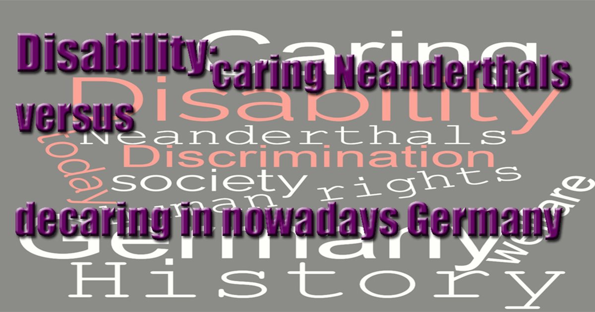 #ableism #rarediseases #Disability Caring #Neanderthal versus decaring #Germany  Disabled prevented from #immigration. Government argues with rising social costs, Strange- inside disabled denied #constitutional #inheritance rights and fall on #welfare cripples-unite.de/disability-car…