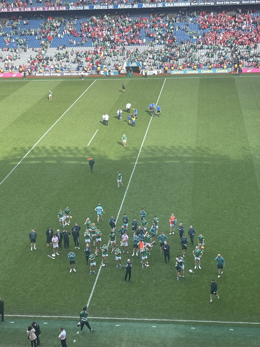 ShaneSaint's tweet photo. Limerick came up short today, but what a team. https://t.co/4E4hgvzASq