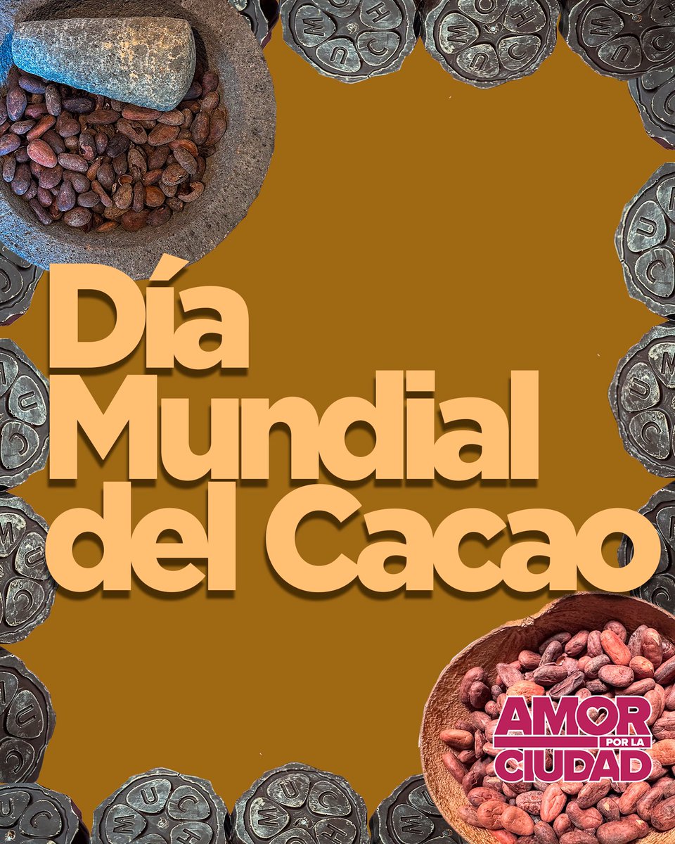 Amorxciudad's tweet photo. El #cacao es más que un ingrediente; es un vínculo con nuestras raíces y un placer que se disfruta en sus múltiples presentaciones. 🍫❤️
#AmorPorLaCiudad https://t.co/4HU5GdMbnL