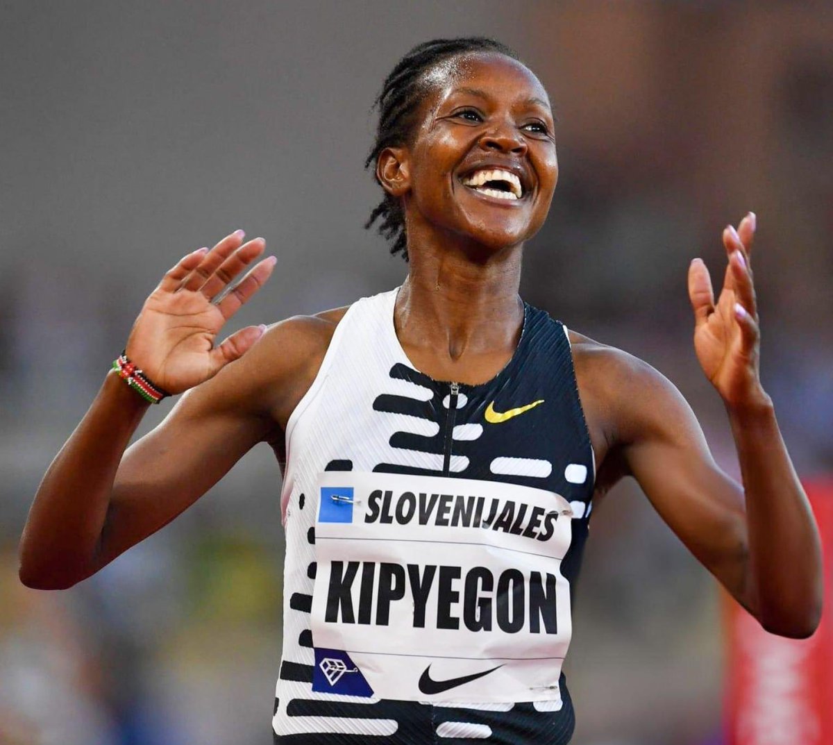 susankihika's tweet photo. The incredible Faith Kipyegon has done it again! Time and time again, you have made Kenya proud, and as Nakuru, we stand with the rest of the world to applaud you. Thank you for consistently flying our Kenyan flag high. Congratulations on breaking yet another World Record in the 1500M at the 2024 Paris Diamond League. We are immensely proud of you!