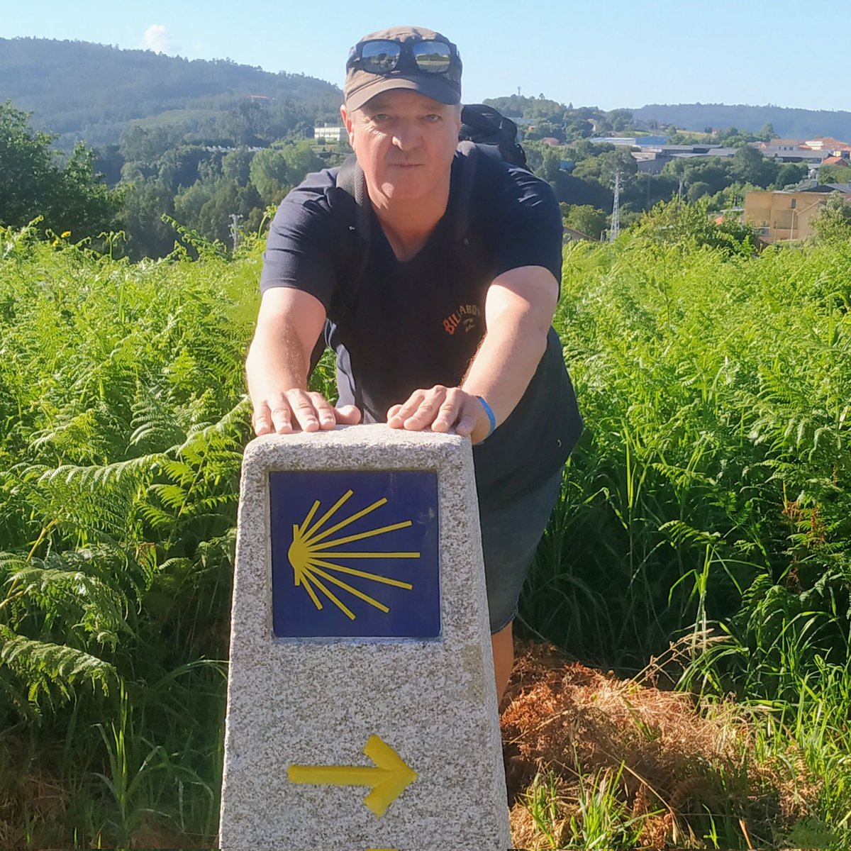 Walking #elcaminoinglés this year. This is the way! #caminodesantiago 😁