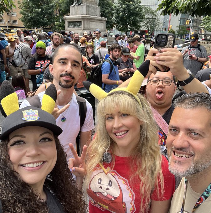 🥰✨Shiny caught in NYC Times Square! Making a lot of memories with @Kriket_23 &amp; friends at #PokemonGOFest2024<a href="/tag/pokemongo"class="tags"><span>#pokemongo</span></a><a href="/tag/pokemongofest"class="tags"><span>#pokemongofest</span></a><a href="/tag/pokemongofest2024"class="tags"><span>#pokemongofest2024</span></a>
