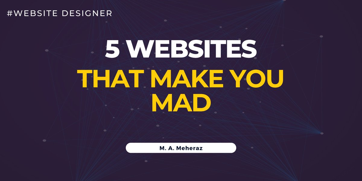 MAMeheraz1's tweet photo. There are some crazy Websites 
That help you in your day-by-day life.

↳No-1: https://t.co/mNjISAI9nS
↳No-2: https://t.co/ppgFoBVtkU
↳No-3: https://t.co/UBFo2X9j7f
↳No-4:  https://t.co/a4VtFlN0X2
↳No-5: https://t.co/G46cTCwJAf

M. A. Meheraz
Professional Website Designer https://t.co/gPmahiol5g