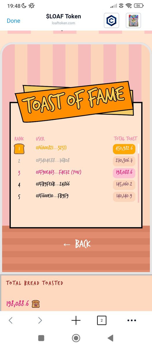 Waiting the rewards for #ToastOff

<a href="/LoafToken/">Loaf Token</a> i hope will be e nice surprise 🤝
Number 🥉

#BTC #Crofam #Base #Avax #Solana #Polygon #BNB #BTCronos #ETH #MemesOnCronos #Bitcoin
