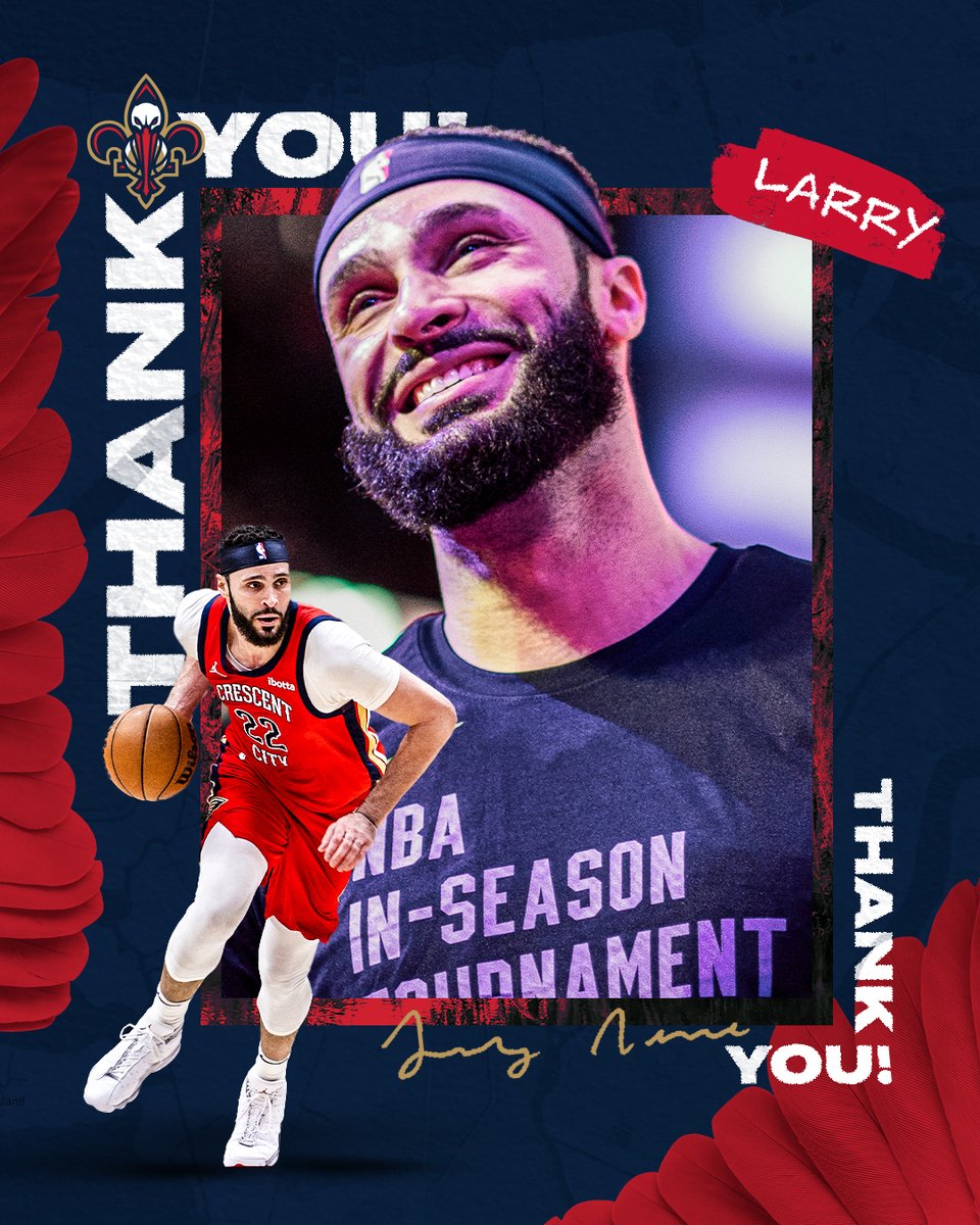 For all your contributions both on and off the court, thank you Larry 🫶