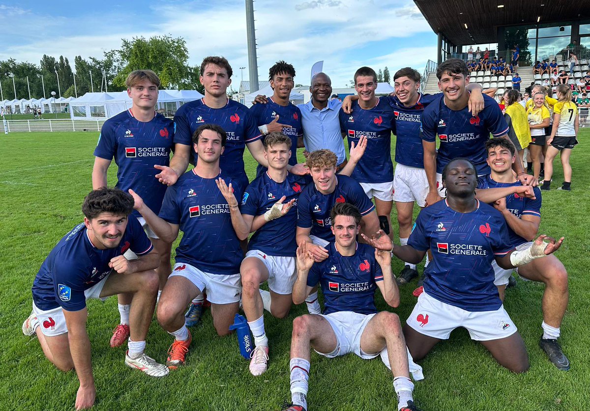 Championnes d’Europe et champions d’Europe à 7 en moins de 18 ans ! On ne lâche rien. Bravo aux équipes, aux staffs et à tous les clubs formateurs ! <a href="/FranceRugby/">France Rugby</a>