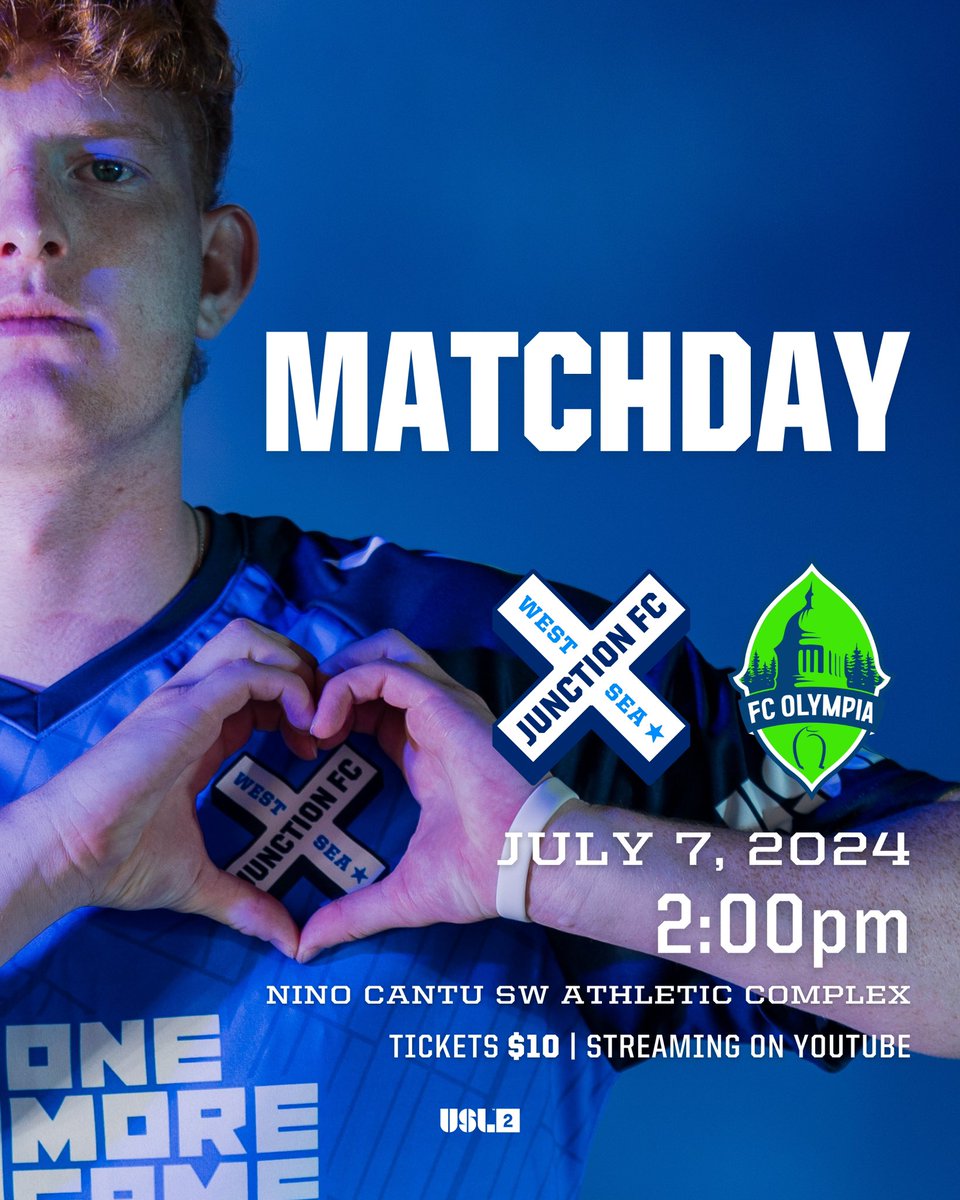 ws_junctionfc's tweet image. It’s Matchday in Beautiful West Seattle!

#WalkAllWays

⚽: @ws_junctionfc v @gofcoly 
⏰: 2:00pm
🏟️: Nino Cantu SW Athletic Complex
🎟️: Tickets Starting at $10 - tickets.uslleaguetwo.com/events/junctio…