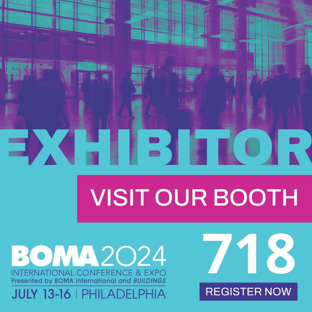 IFMA's tweet image. We’re excited to announce we’re exhibiting at @BOMA International’s 2024 Conference in Philadelphia! Please stop by and see us at Booth #718. Register here: bomaconvention.org/BOMA2024/Publi…

#BOMA2024 #propertymanagement #buildingengineer #facilitiesmanagement