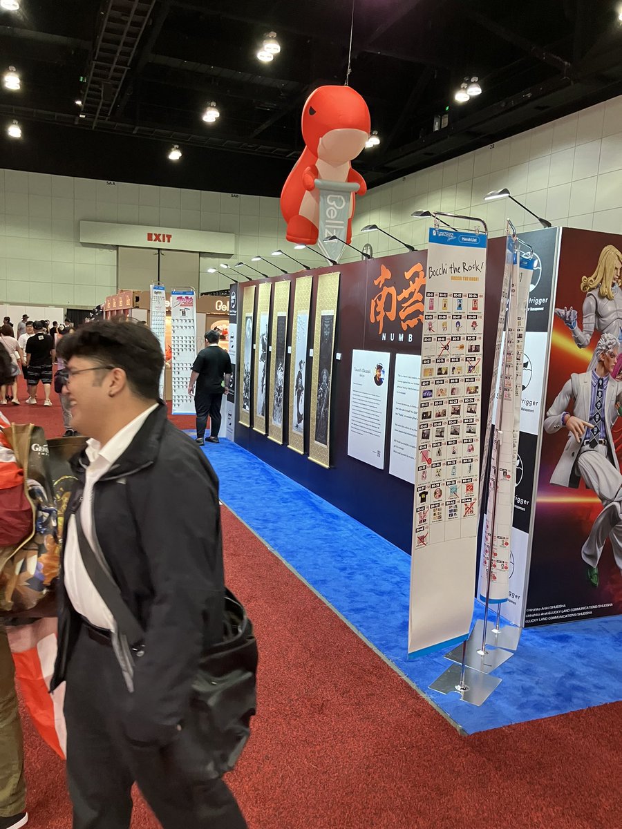 TypeZERO_Inc's tweet photo. #AnimeExpo 
最終日 TypeZERO America BOOTH#2926
#jojo
#ぼっち https://t.co/Uumbhg9B5g