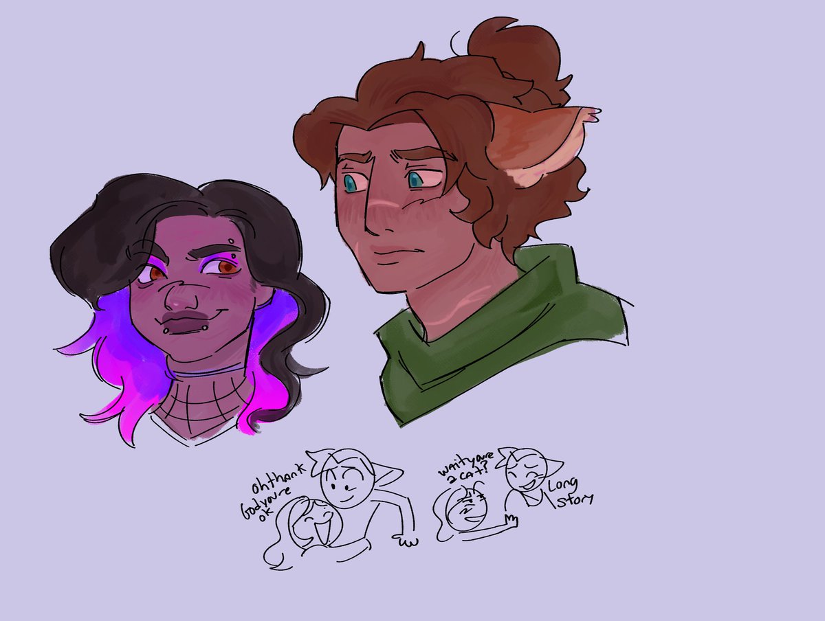 roxxie_Spirt's tweet photo. Idk if I ever shared this doodle,, anyways what if VP had a S3(technically )and S2 meow meow Laurance was there 
#aphtwt https://t.co/hABGEXscaj