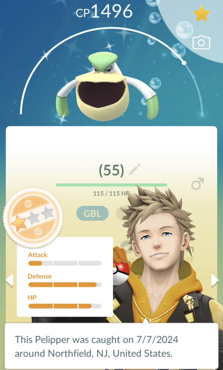 SilasN52's tweet photo. What a flappin pull on my way home today!! #PokemonGO #shiny #gen3 https://t.co/rV5xAFGXRB