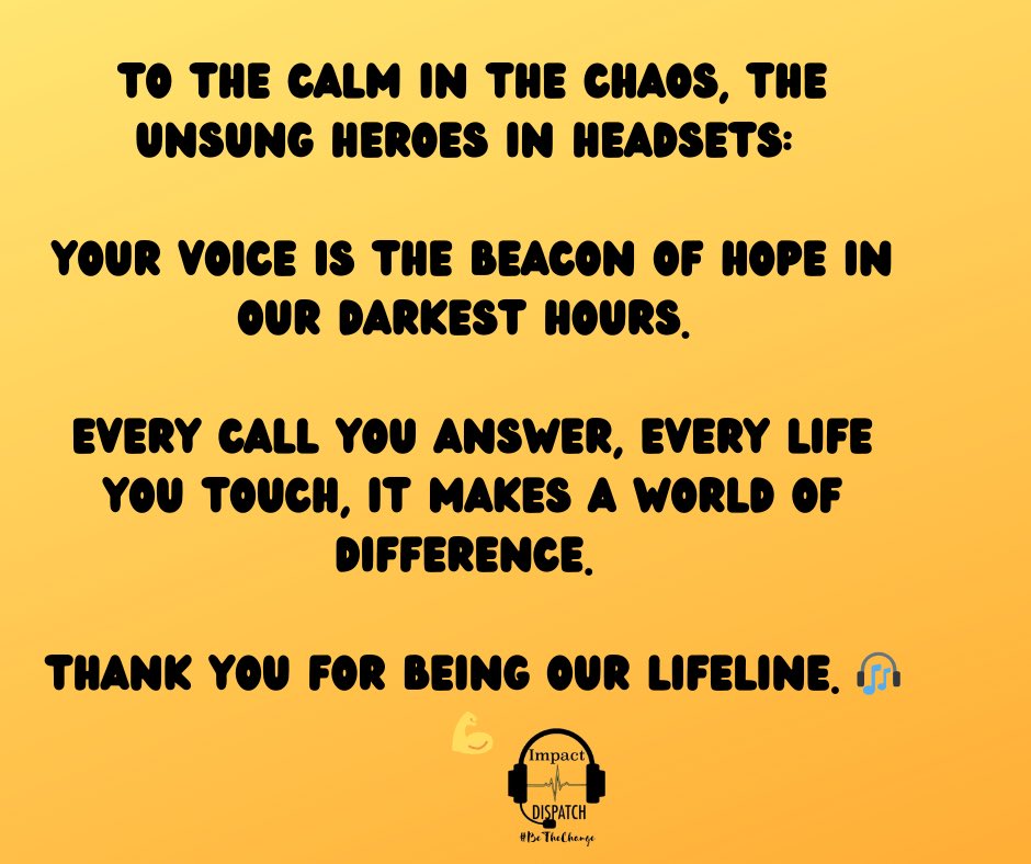 DispatchImpact's tweet image. #BeTheChange