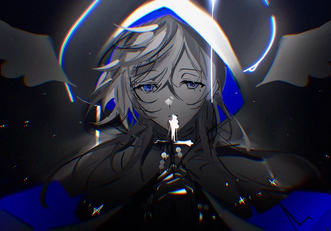 #かな絵 導き給え