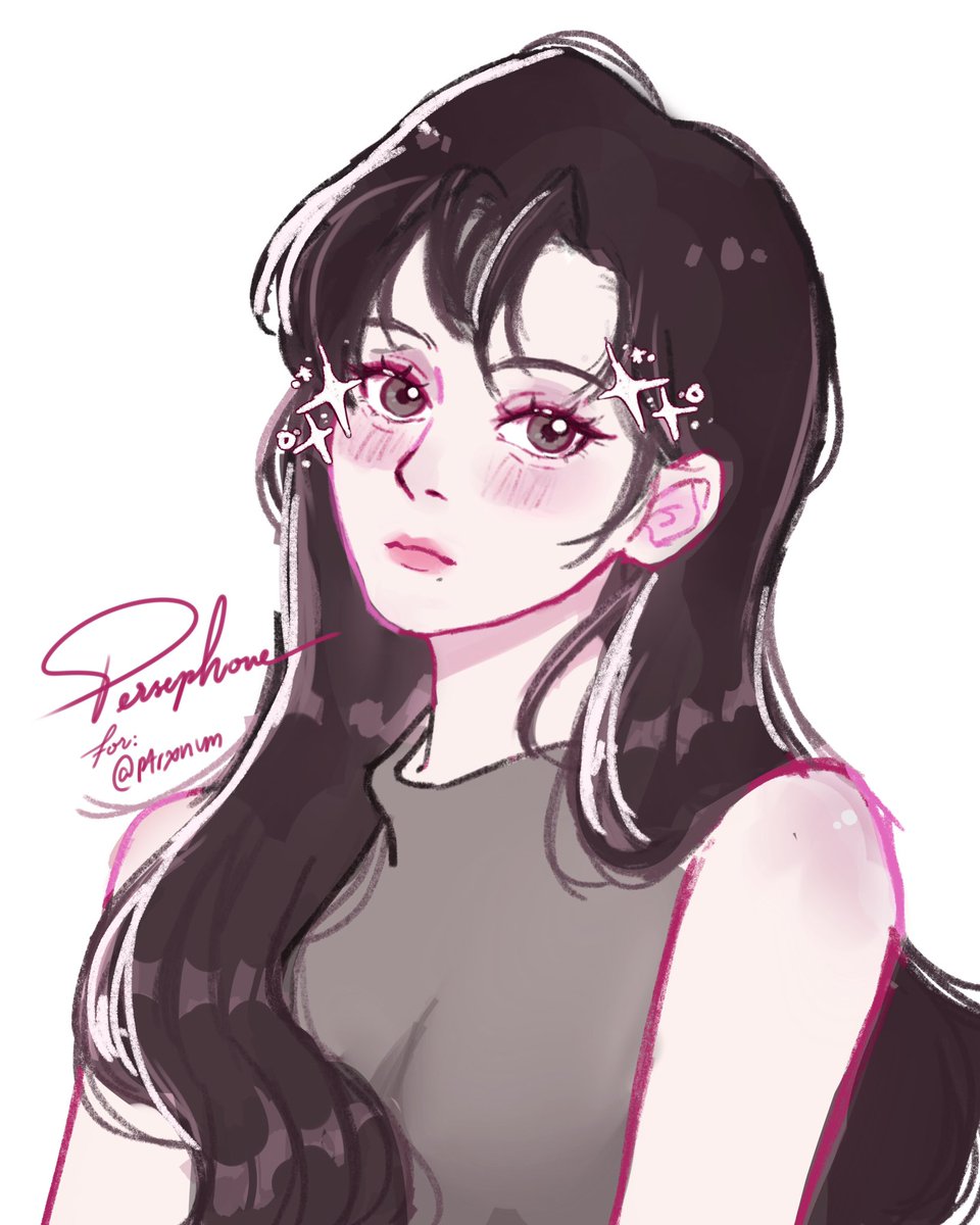 ㅤ
        ／ a quick colored sketch for my dear Persephone♡ thank you #HE13 
        ㅤ