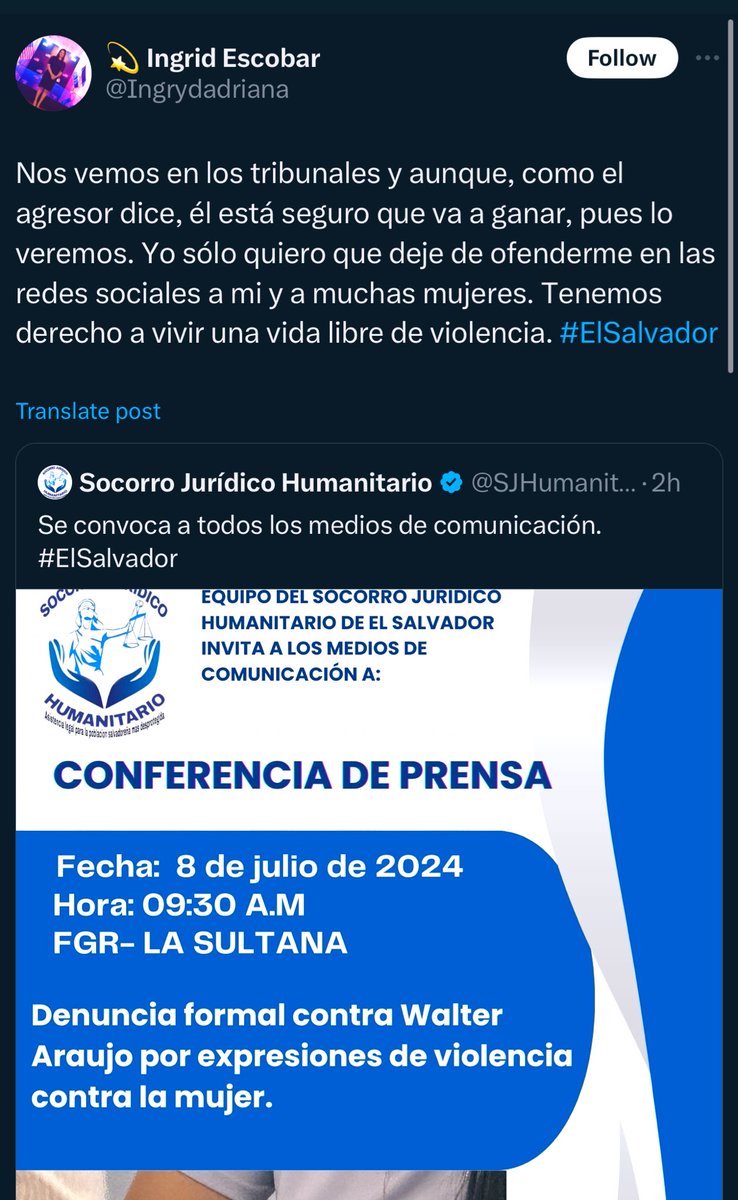 LauraPocaSV's tweet image. La Activista Política de Oposición y Militante del Partido de Izquierda #FMLN ha iniciado una #PersecuciónPolítica a través de su #FALSA “organización de derechos y humanos” 

🤮Esta Mujer es #NEFASTA, una Opositora descarada con interés políticos y que se oculta y disfraza…