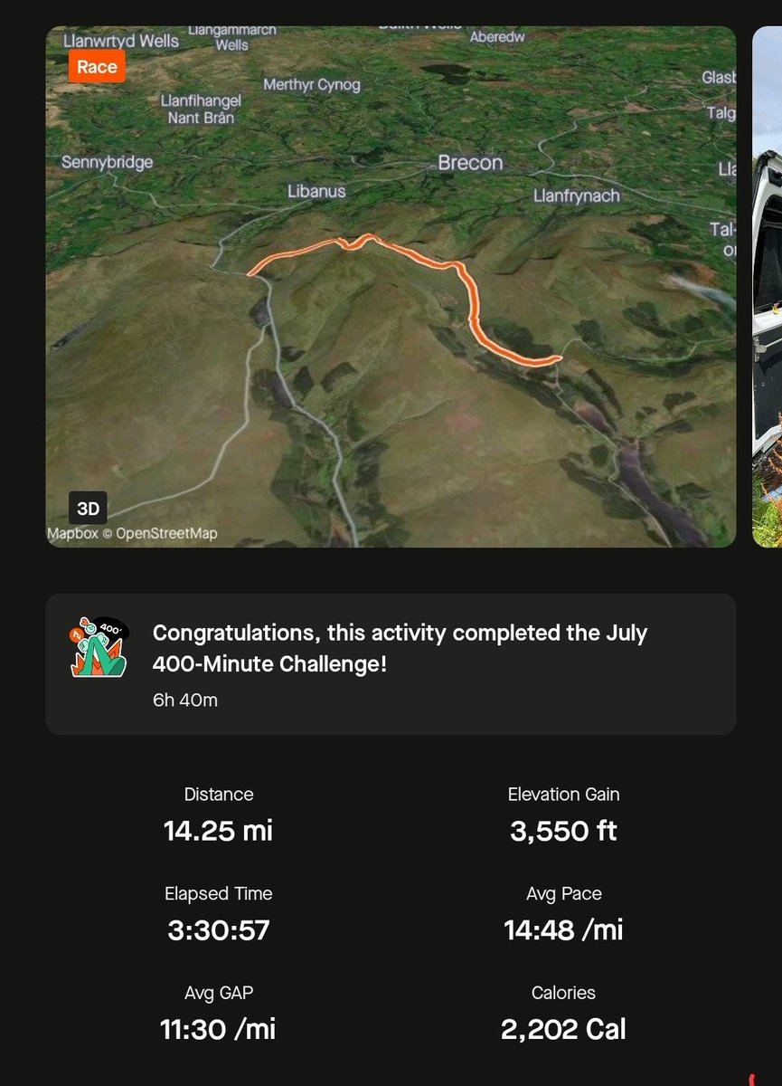 RunEveryDamnDay's tweet photo. #RED1722
Fandance load bearing winner summer 2024 (Masters) and 2nd place overall.
14 miles over PenyFan (twice) carrying 25lbs plus 3 litres of water and food. LONG TROUSERS AND BOOTS.
3:30:57 (PB)
#yomp #yomping #rucking #tabbing
#SAS #fandance #WhoDaresWins https://t.co/CzO8r4EVyB