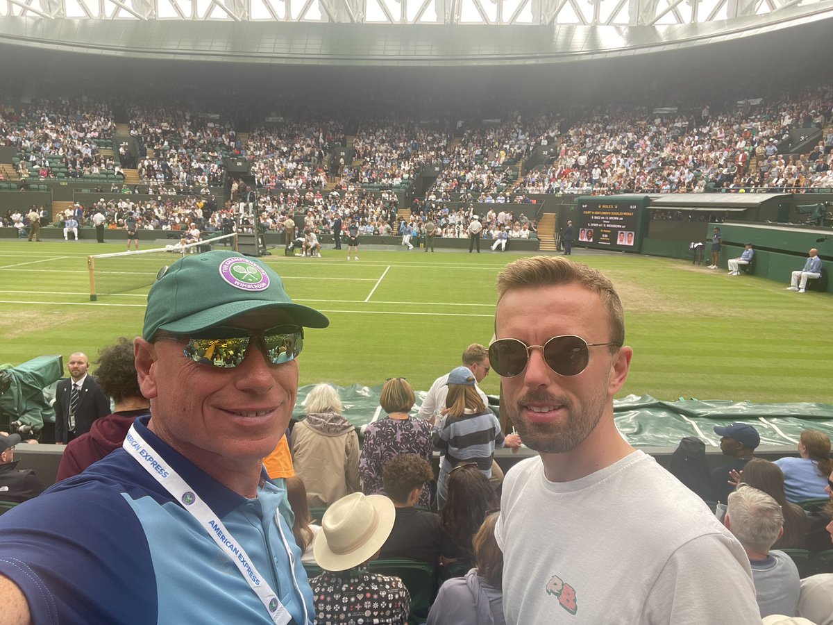 gusbabes's tweet photo. @Adam02144644 tickets for court 1 with @tmurray_04 from camping overnight #bloodycold https://t.co/LugljLHIs3