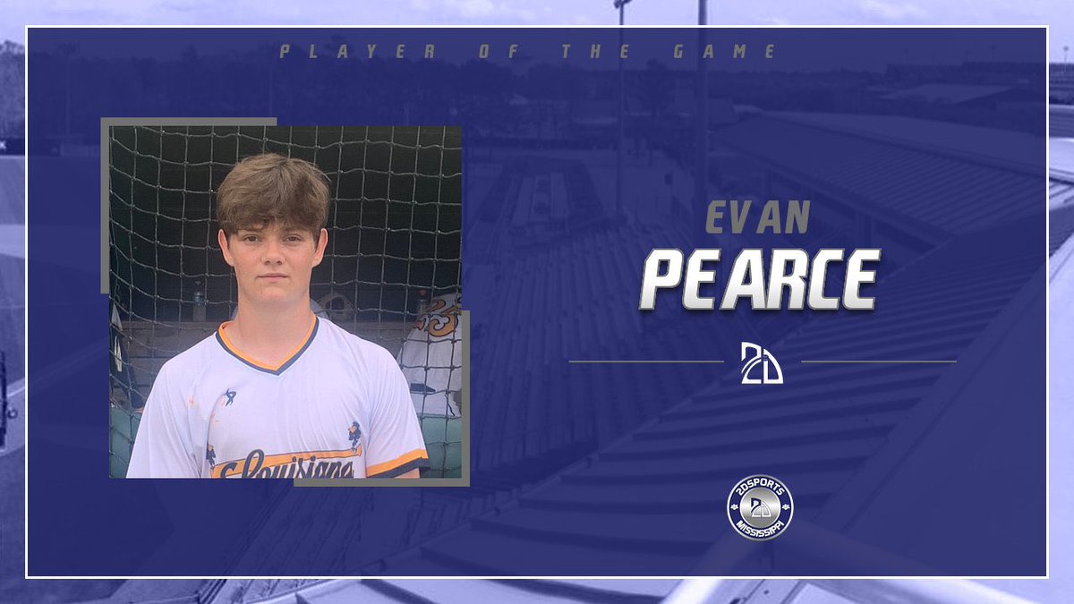 ⭐️Player of the Game⭐️

#15 Evan Pearce  
Team Louisiana Abernathy (<a href="/team_louisiana/">Team Louisiana Baseball</a>) 
#uncommitted #2DHitting