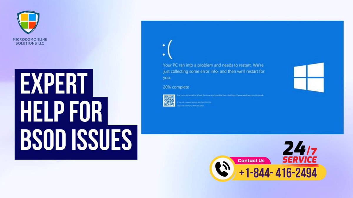 Microcom_US's tweet image. 📢Encountering the Blue Screen of Death (BSOD)? Microcom Online is your go-to expert for resolving this issues.

💼We provide exceptional services 24/7, 365 days a year. 🚀Reach out to us for reliable and swift solutions today.

#MicrocomOnline #BSODHelp #TechSupport #24x7Service
