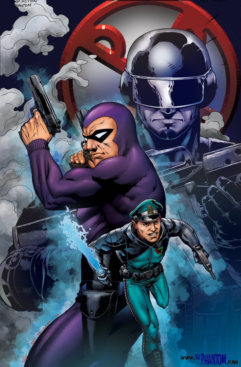thephantom_fan's tweet photo. 💥 The Phantom &amp; Captain Action by Art Thibert. #thephantom #comicbook #captainaction https://t.co/TGaeKktl9b