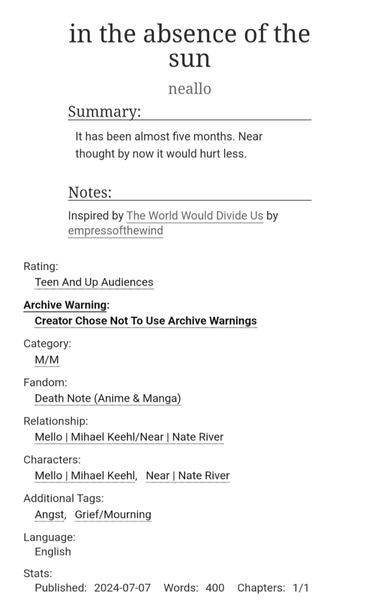 neallo_'s tweet image. #meronia late submission for the @MeroniaEvent (prompt: grief) 

archiveofourown.org/works/57195901