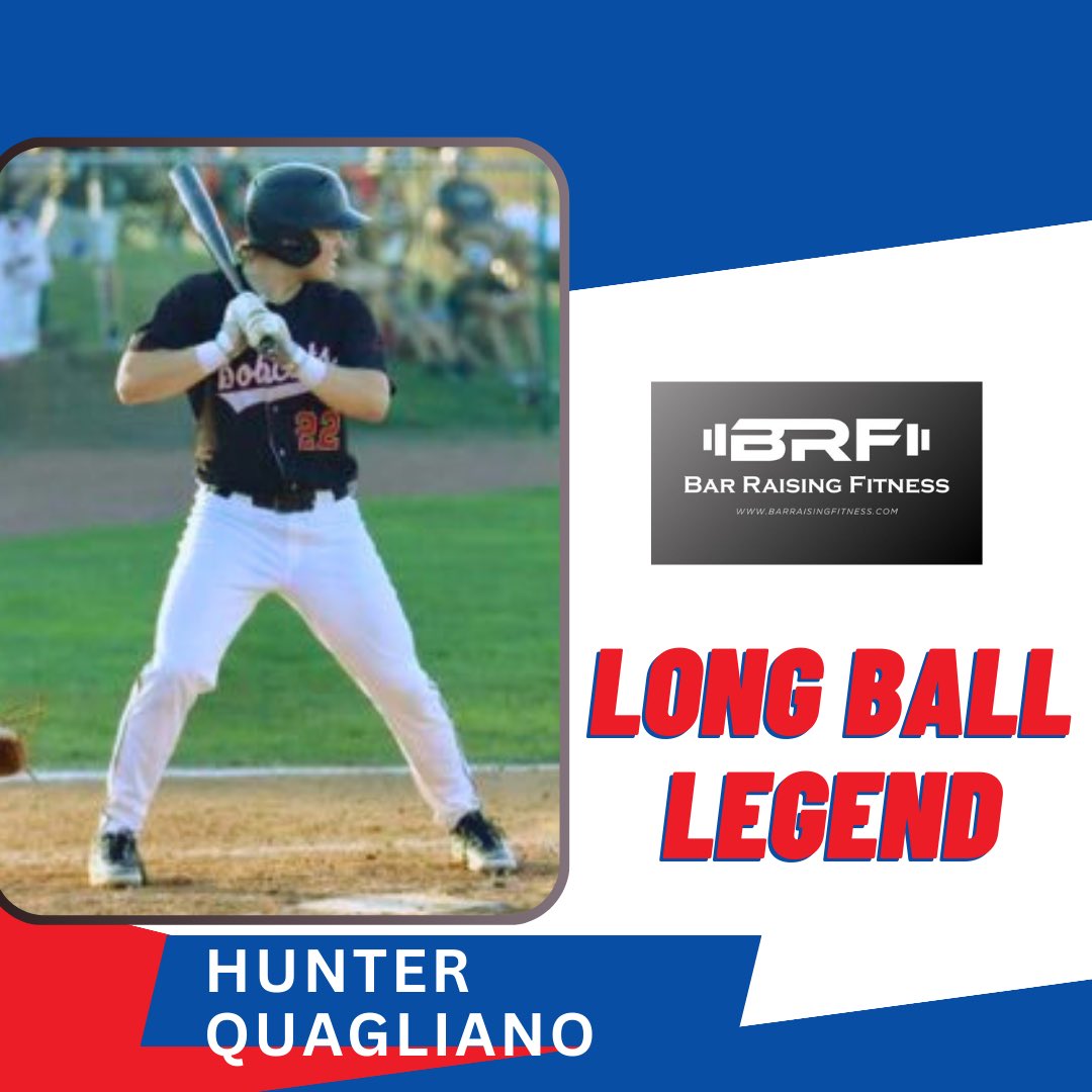 Bar Raising Fitness Long Ball Legend goes to Hunter Quagliano from the Western Dubuque Bobcats. Hunter was the area leader belting two home runs last week. Rumor has it, they measured just over 800 feet. 

Hunter is currently hitting 374 on the year with 2 homers and 33 RBIs.