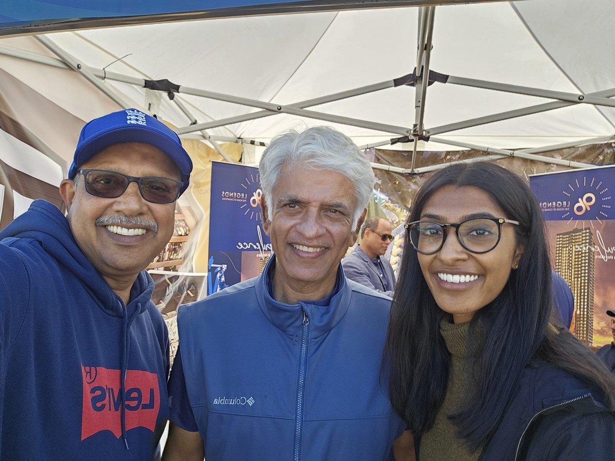 Met my favourite World cup winning Srilankan Cricket 🏏 captain <a href="/ArjunaRanatunga/">Arjuna Ranatunga</a> at Srilankan Festival of Cricket in Hainault Recreation ground.