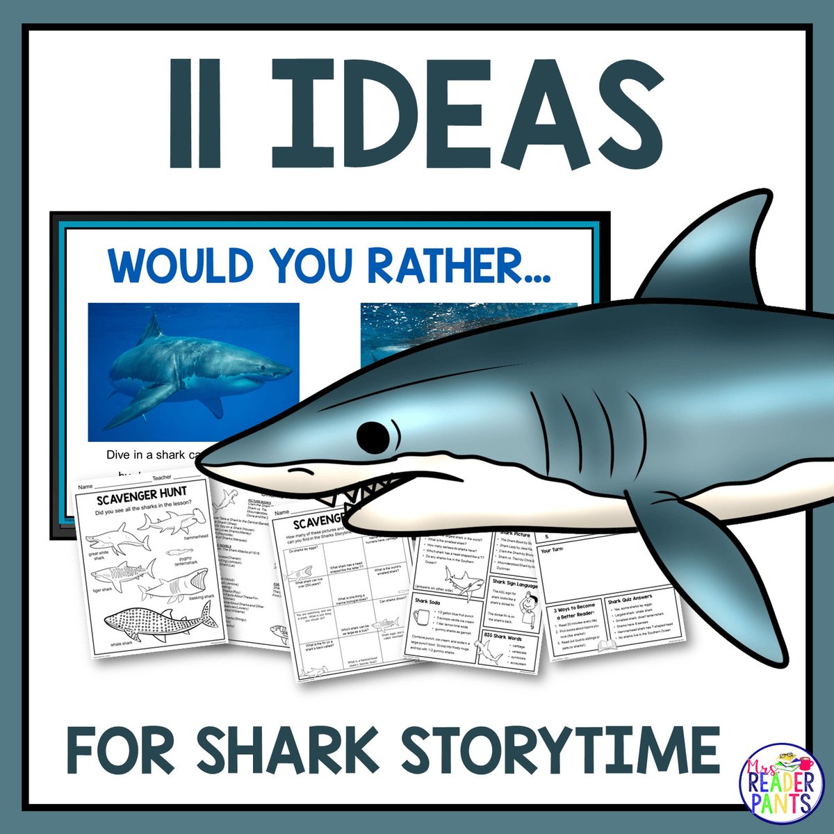 Shark Week starts tonight! Whoohooooo! Here are 11 shark-themed ideas for kids this week!

bit.ly/3qp52fF

#twitterlibrarian #sharkweek #elementarylibrarian