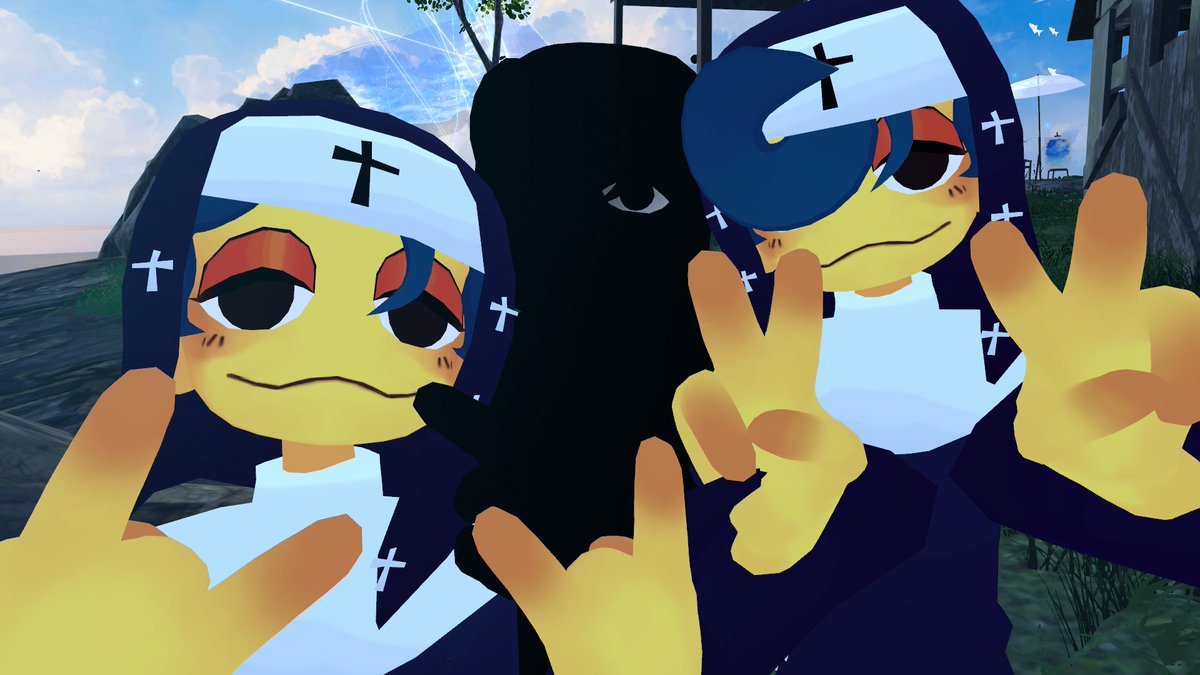 NoOneCold's tweet image. #welcomehome #wallydarling #nunwally #vrchat #vrchatavatar 
NUN WALLYYYYYY