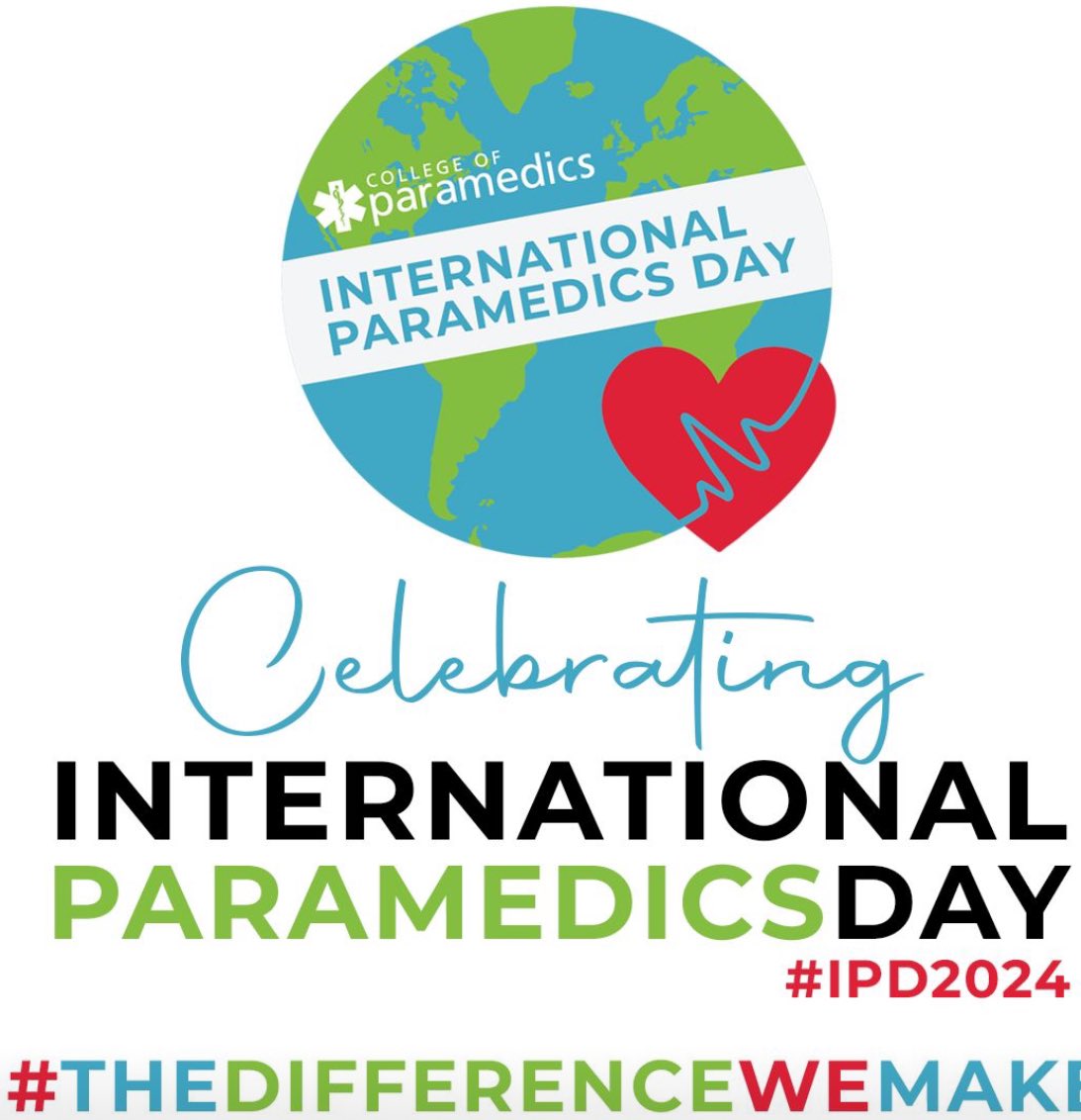 Happy International Paramedic’s Day to all my friends and colleagues out there today. What a positive difference you all make across the Paramedicine profession 🚑