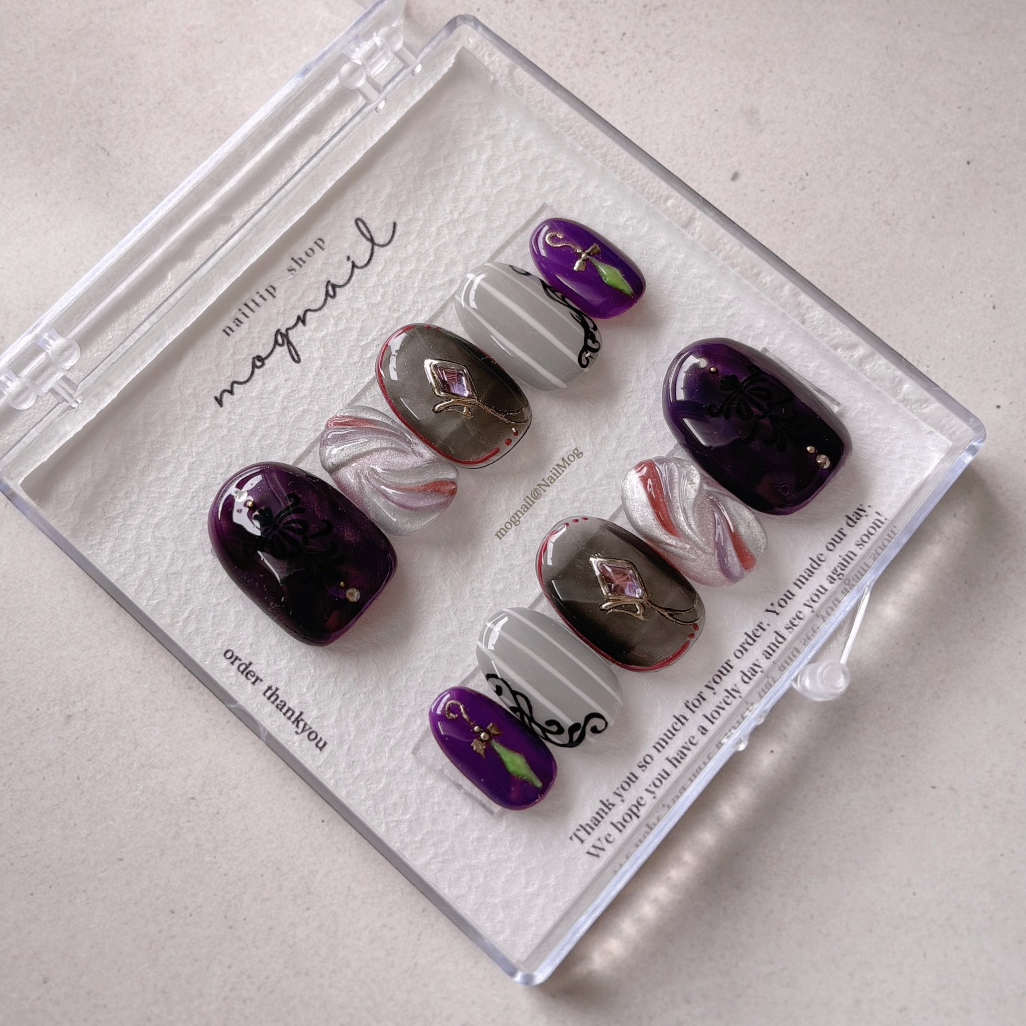 mognail ♡ ネイルチップ販売 on X: 