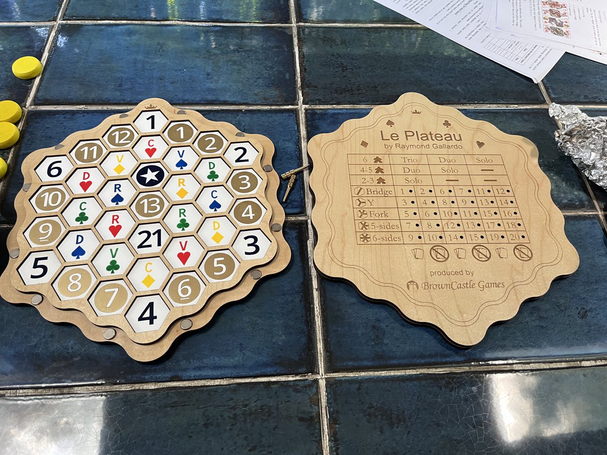 La Plateau — a challenging trick taker using a French tarot deck.