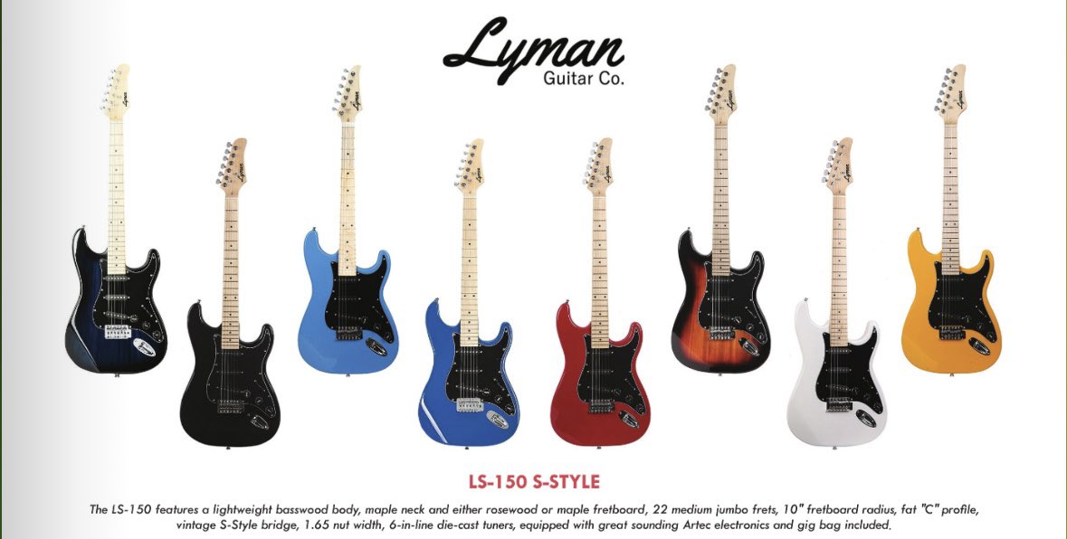 Looking for a Lyman #Guitar 🎸 

We are your local source!  If we don’t have the color you want, they’re available by order!