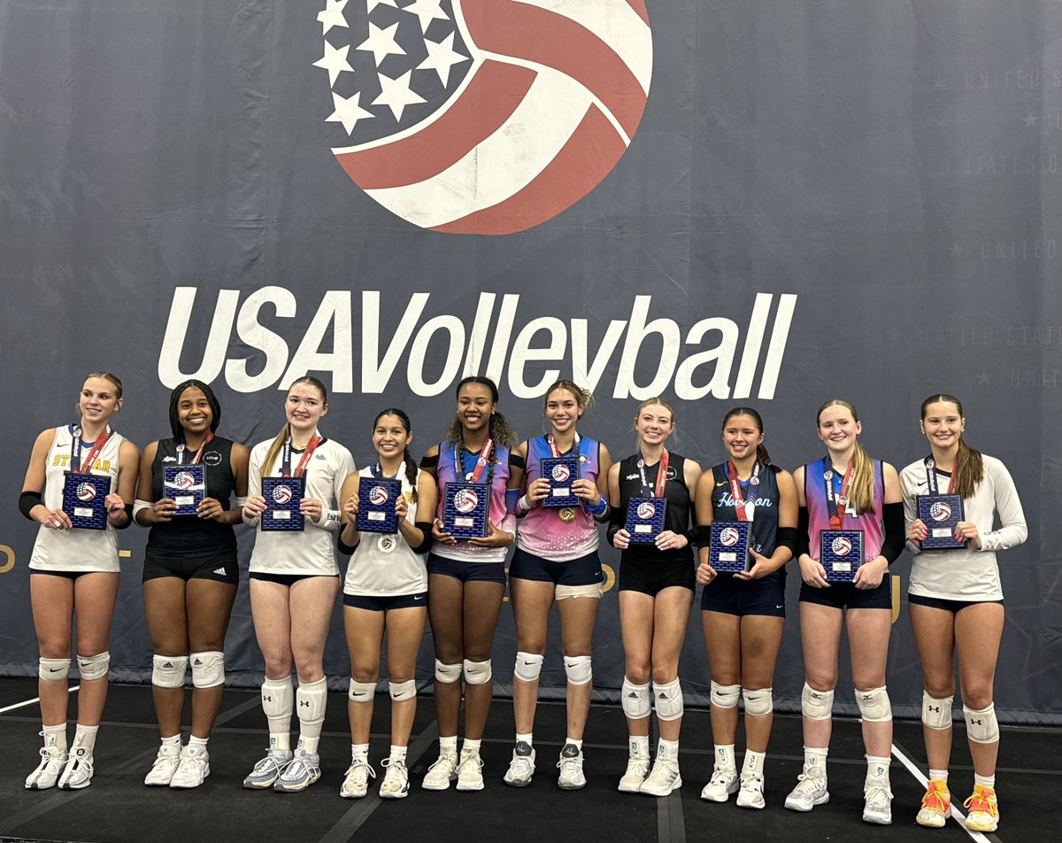 So honored and blessed to be named to the USAV 16 USA all tournament team!! I had so much fun competing with all these girls this week! #outwork #16black <a href="/HoustonSkyline/">Houston Skyline</a> <a href="/LSAPioneerVball/">Lutheran South Volleyball</a>