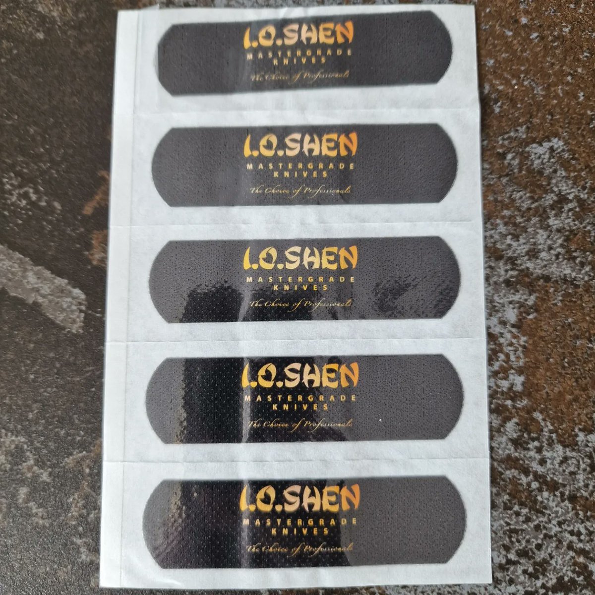 I.O.Shen Knives (@ioshenknives) on Twitter photo Ha ha ha ioshen branded plasters going out with every knife from ioshen.co.uk Ha ha ha ioshen branded plasters going out with every knife from ioshen.co.uk