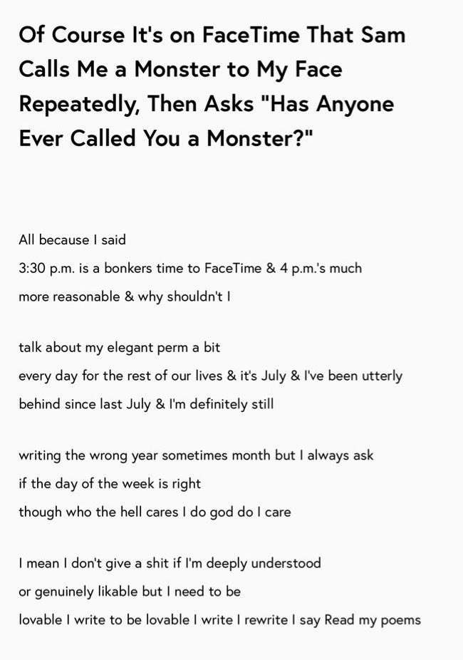 兔兒神 (@chenchenwrites) on Twitter photo i’ve got two new poems in the latest washington square review (<a href="/on_squ/">Washington Square Review</a>)! here’s the first page of one of them—with of course a very normal title of normal length. (page 2 in thread.) it’s about love, lack of love, & how long hurt can last.
both poems :: washingtonsquarereview.com/chen-chen i’ve got two new poems in the latest washington square review (<a href="/on_squ/">Washington Square Review</a>)! here’s the first page of one of them—with of course a very normal title of normal length. (page 2 in thread.) it’s about love, lack of love, & how long hurt can last.
both poems :: washingtonsquarereview.com/chen-chen