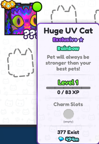 TheHeadlessNoob's tweet photo. 🏆I am giving away this NEW RB Huge UV Cat!🏆

🔥Steps To Enter:
😇Subscribe on YouTube: https://t.co/uzpWfqpOjZ 
😳Follow my Twitter @TheHeadlessNoob
😈Join my Roblox Group: https://t.co/HCVmzKd6Nf 

Once done, comment your Roblox username! Winners will be picked in 48 hours. https://t.co/yFy6TTbuGc