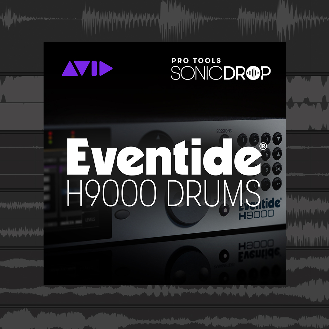 Avid's tweet photo. The latest Sonic Drop is here: @EventideAudio H9000 Drums delivers a collection of heavily processed loops and one shots
▶️ https://t.co/Kx6sfAbvst
#protoolssonicdrop #sonicdrop eventide #h9000 #drums #drumploops #protools #avidprotools #loops #avid https://t.co/zBh6ZEMX8f