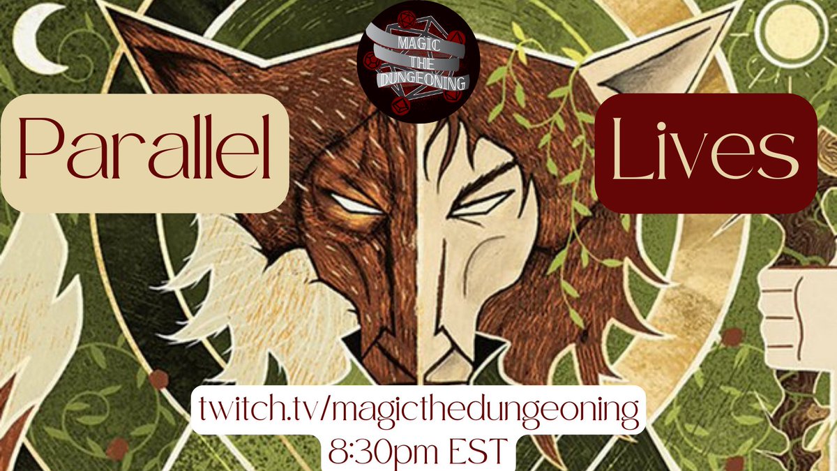 MagictheDungeon's tweet photo. If you were given the chance to live your life all over would you do it differently, could you live with that choice. Merric will discover the answer. Where does the man end and the beast begin? join us tonight 8:30pm est on the purple app to find out. Link below⬇️⬇️ https://t.co/X56oAg0i4Q