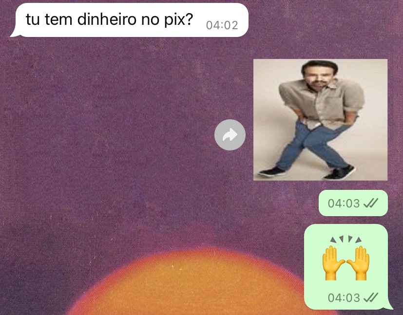 eu bebada ontem (hoje) respondendo mensagem